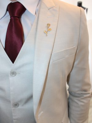 Traje Tradicional | Traje Beige | Incluye Chaleco