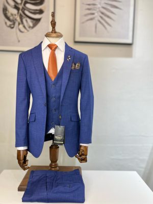 Traje Tradicional | Traje Azul Diseño | Incluye Chaleco