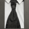corbatín/plastron/negro diseño
