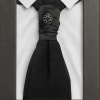 corbatín/plastron/negro