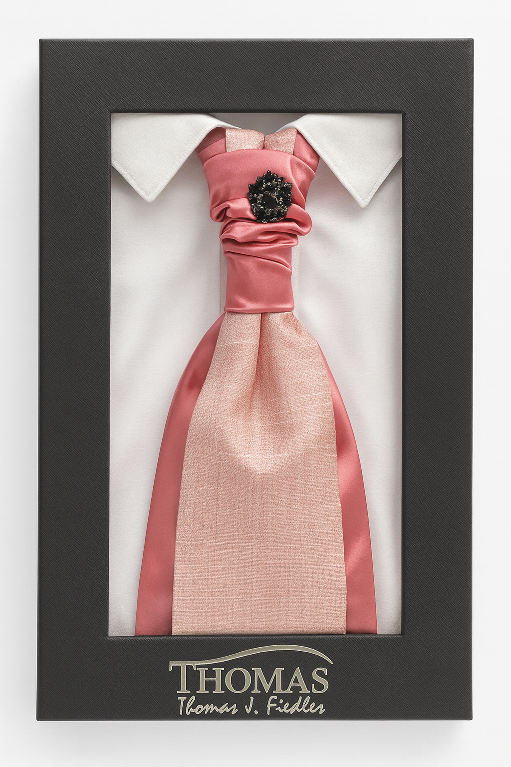 plastron-corbatin-rosado