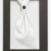 corbatín/plastron/blanco