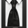 corbatín/plastron/negro diseño