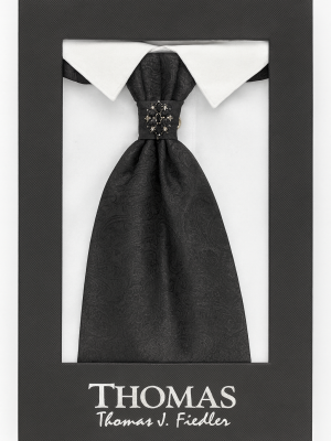 corbatín/plastron/negro diseño