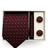 Set | Corbata | 3 Piezas | Burdeo Diseño