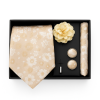 Set | Corbata | 4 Piezas | Floreado