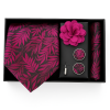 Set | Corbata | 4 Piezas | Magenta