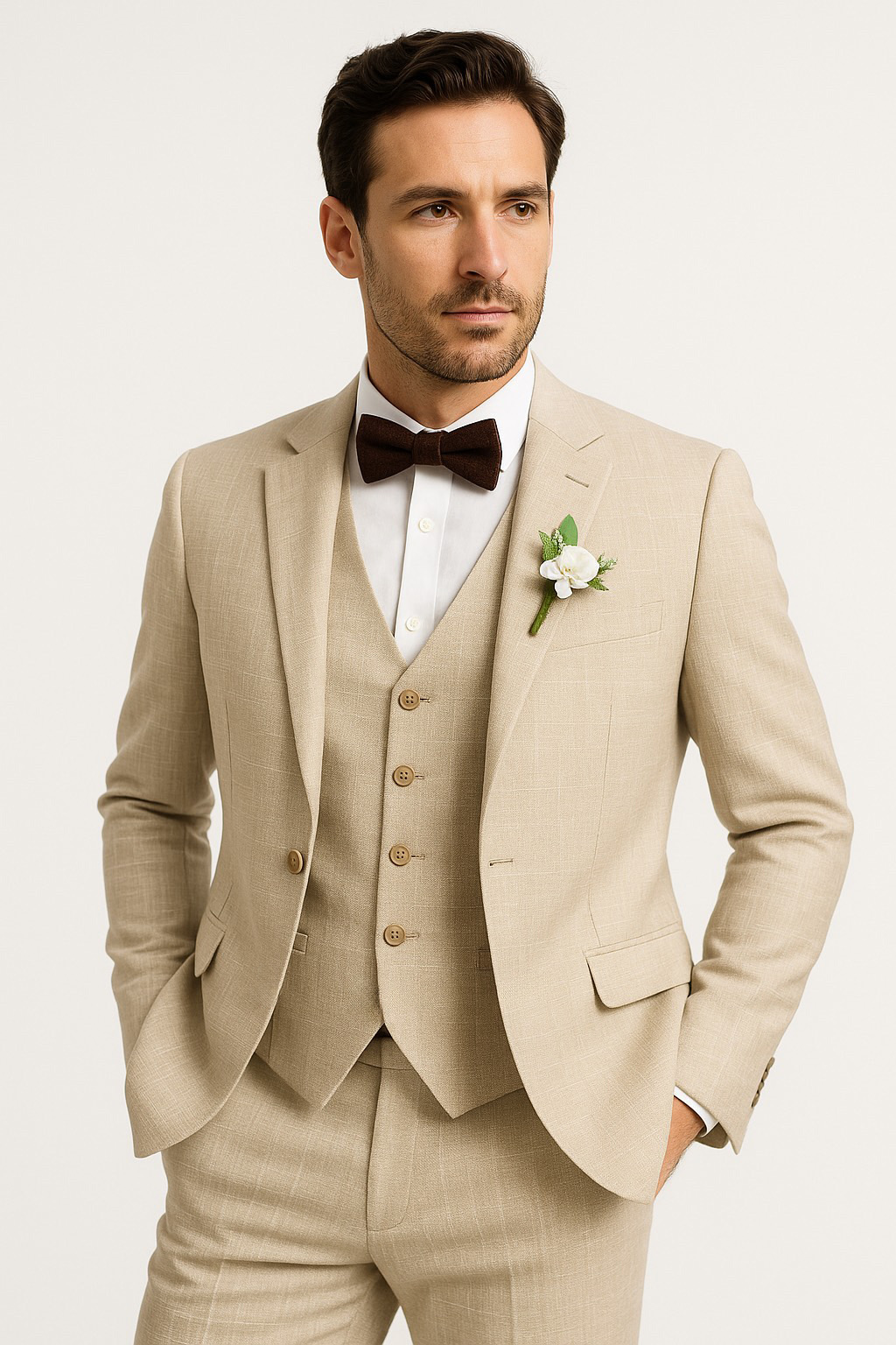 5062-60 tradicional lino beige