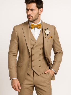 Traje colección | 3 Piezas | Arena |