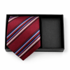 Corbata | Colección | Burdeo Rayas |
