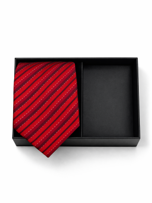 Corbata | Colección | Rayas rojo |