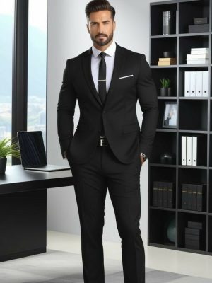 Tradicional | Negro | CHAQUETA Y PANTALÓN | 083-B1