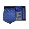 Set | Corbata | 4 Piezas | Azul Diceño
