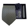 Set | Corbata | 4 Piezas |  Negro Diseño