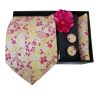 Set | Corbata | 4 Piezas |  Rosado Diseño