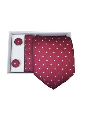 Set | Corbata | 3 Piezas | Burdeo Diseño