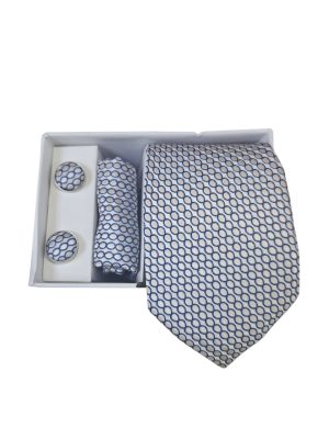Set | Corbata | 3 Piezas Gris Diseño