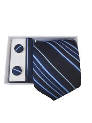 Set | Corbata | 3 Piezas | Azul Diseño