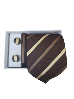 Set | Corbata | 3 Piezas |  Cafe Diseño