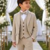 Traje| Niño| 3 piezas Beige