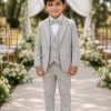 Traje| Niño| 3 piezas Beige Claro